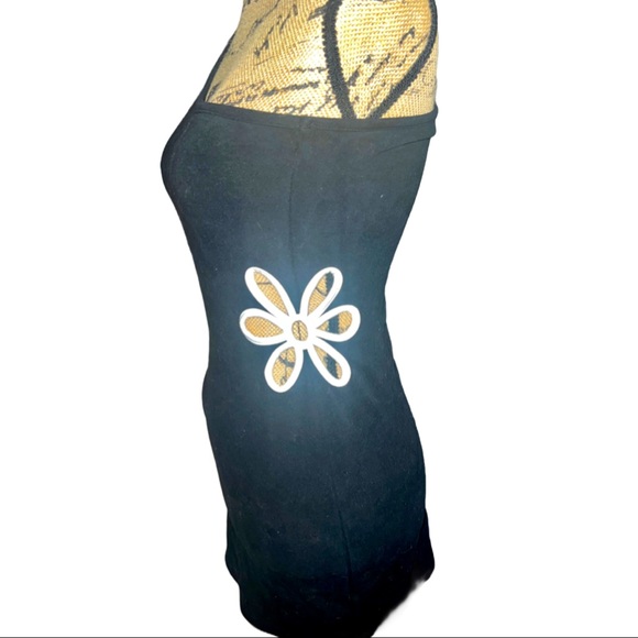 Black One Shoulder Floral Side Cut Out Bodycon Dress